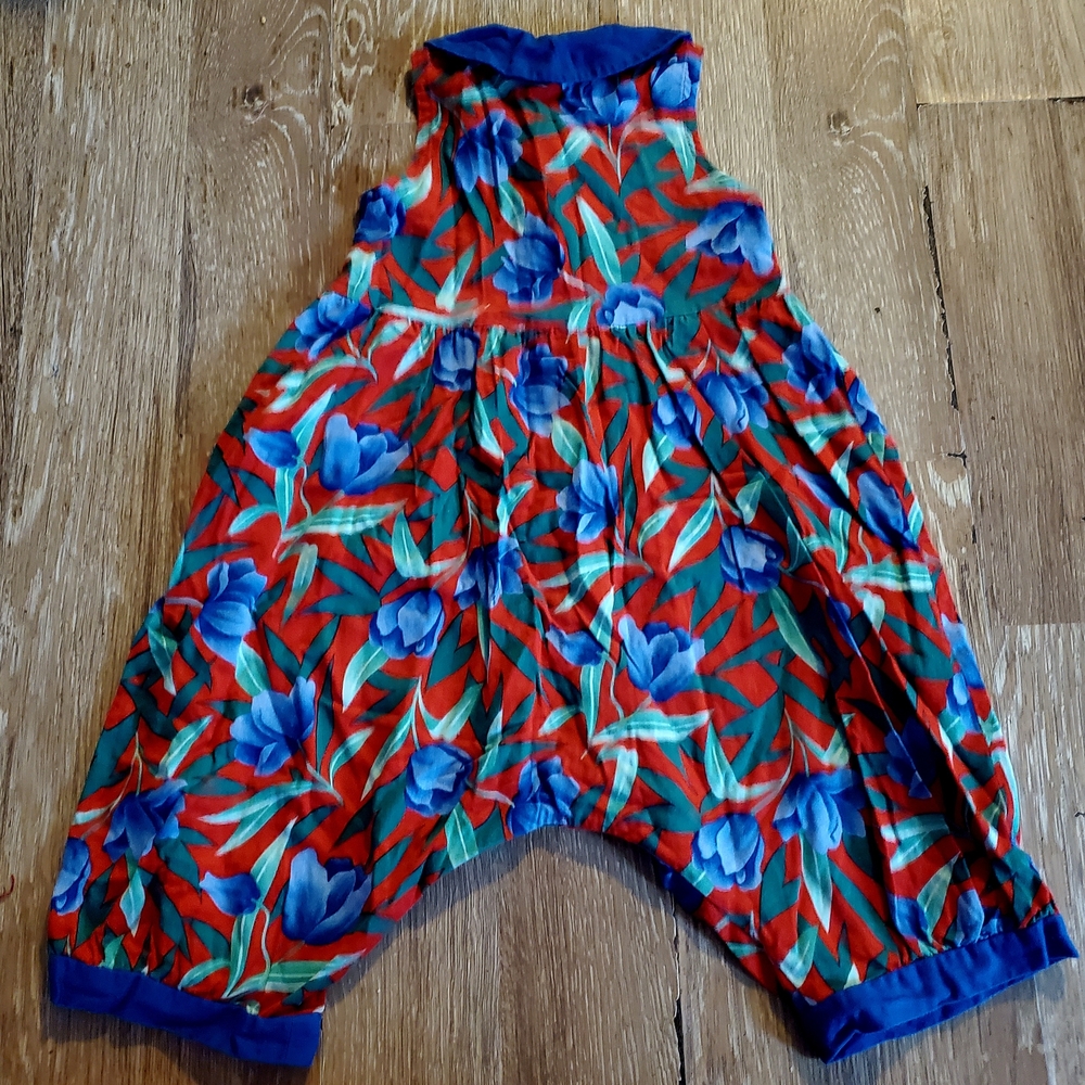 Floral Kids VIJH BY ÝÝ⁷ Jumpsuit - Red and Blue